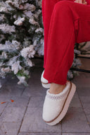 Fireside Kicks Sherpa Faux Fur Lined Slippers-Slippers-Rae Collective, Women's Online Fashion Boutique Located in Phoenix, Arizona (Scottsdale Area)
