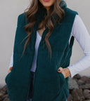 Fireside Charm Corduroy Puffer Vest-Vests-Krush Kandy, Women's Online Fashion Boutique Located in Phoenix, Arizona (Scottsdale Area)