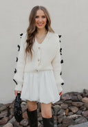 Mademoiselle Bow Sleeve Cardigan-Cardigans-Rae Collective, Women's Online Fashion Boutique Located in Phoenix, Arizona (Scottsdale Area)