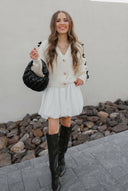Mademoiselle Bow Sleeve Cardigan-Cardigans-Rae Collective, Women's Online Fashion Boutique Located in Phoenix, Arizona (Scottsdale Area)