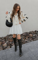 Mademoiselle Bow Sleeve Cardigan-Cardigans-Rae Collective, Women's Online Fashion Boutique Located in Phoenix, Arizona (Scottsdale Area)