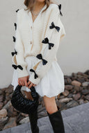 Mademoiselle Bow Sleeve Cardigan-Cardigans-Rae Collective, Women's Online Fashion Boutique Located in Phoenix, Arizona (Scottsdale Area)