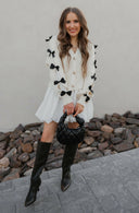 Mademoiselle Bow Sleeve Cardigan-Cardigans-Rae Collective, Women's Online Fashion Boutique Located in Phoenix, Arizona (Scottsdale Area)