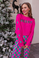 Merry Trees Lane Sequin Knit Sweater-Sweaters-Rae Collective, Women's Online Fashion Boutique Located in Phoenix, Arizona (Scottsdale Area)