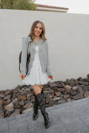 Mon Cherie Knit Bow-Front Cardigan-Cardigans-Rae Collective, Women's Online Fashion Boutique Located in Phoenix, Arizona (Scottsdale Area)
