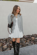 Mon Cherie Knit Bow-Front Cardigan-Cardigans-Rae Collective, Women's Online Fashion Boutique Located in Phoenix, Arizona (Scottsdale Area)