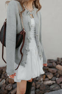 Mon Cherie Knit Bow-Front Cardigan-Cardigans-Rae Collective, Women's Online Fashion Boutique Located in Phoenix, Arizona (Scottsdale Area)