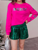 Merry Trees Lane Sequin Knit Sweater-Sweaters-Rae Collective, Women's Online Fashion Boutique Located in Phoenix, Arizona (Scottsdale Area)