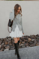 Mon Cherie Knit Bow-Front Cardigan-Cardigans-Rae Collective, Women's Online Fashion Boutique Located in Phoenix, Arizona (Scottsdale Area)