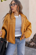Short Sleeve Crew Neck Striped Seamless Top-Tops-Krush Kandy, Women's Online Fashion Boutique Located in Phoenix, Arizona (Scottsdale Area)