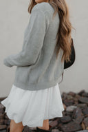 Mon Cherie Knit Bow-Front Cardigan-Cardigans-Rae Collective, Women's Online Fashion Boutique Located in Phoenix, Arizona (Scottsdale Area)