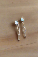Chain Reaction Stone Earrings | By KKB-Stud Earrings-Rae Collective, Women's Online Fashion Boutique Located in Phoenix, Arizona (Scottsdale Area)