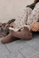 LANA- Faux Sherpa Buckle Boots