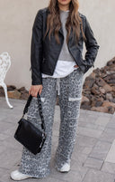 Coalition LA Studded Classic Moto Faux Leather Jacket
