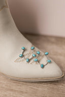 Mini Stone Horseshoe Stud Earrings-Stud Earrings-Rae Collective, Women's Online Fashion Boutique Located in Phoenix, Arizona (Scottsdale Area)