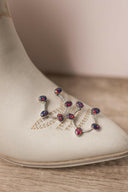Mini Stone Horseshoe Stud Earrings-Stud Earrings-Rae Collective, Women's Online Fashion Boutique Located in Phoenix, Arizona (Scottsdale Area)