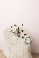 Mini Stone Horseshoe Stud Earrings-Stud Earrings-Rae Collective, Women's Online Fashion Boutique Located in Phoenix, Arizona (Scottsdale Area)