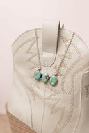 Three Stone Oval Bar Necklace-Bar Necklaces-Rae Collective, Women's Online Fashion Boutique Located in Phoenix, Arizona (Scottsdale Area)