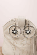 Floating Daisy Twisted Rope Earrings-Stud Earrings-Rae Collective, Women's Online Fashion Boutique Located in Phoenix, Arizona (Scottsdale Area)