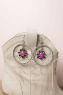 Floating Daisy Twisted Rope Earrings-Stud Earrings-Rae Collective, Women's Online Fashion Boutique Located in Phoenix, Arizona (Scottsdale Area)