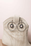 Floating Daisy Twisted Rope Earrings-Stud Earrings-Rae Collective, Women's Online Fashion Boutique Located in Phoenix, Arizona (Scottsdale Area)