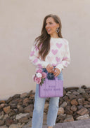Hearts Galore Luxe Pearl Detail Sweater-Sweaters-Rae Collective, Women's Online Fashion Boutique Located in Phoenix, Arizona (Scottsdale Area)