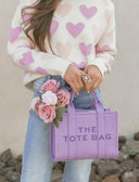 Mini Sweet Regards Tote Bag-Purses & Bags-Rae Collective, Women's Online Fashion Boutique Located in Phoenix, Arizona (Scottsdale Area)