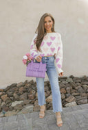 Mini Sweet Regards Tote Bag-Purses & Bags-Rae Collective, Women's Online Fashion Boutique Located in Phoenix, Arizona (Scottsdale Area)