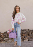 Hearts Galore Luxe Pearl Detail Sweater-Sweaters-Rae Collective, Women's Online Fashion Boutique Located in Phoenix, Arizona (Scottsdale Area)