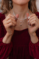 Infinity's Twist Sterling Chain-Chain Necklaces-Krush Kandy, Women's Online Fashion Boutique Located in Phoenix, Arizona (Scottsdale Area)