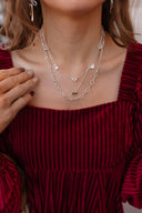 Infinity's Twist Sterling Chain-Chain Necklaces-Krush Kandy, Women's Online Fashion Boutique Located in Phoenix, Arizona (Scottsdale Area)