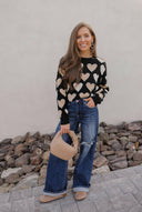 Hearts Galore Luxe Pearl Detail Sweater-Sweaters-Rae Collective, Women's Online Fashion Boutique Located in Phoenix, Arizona (Scottsdale Area)