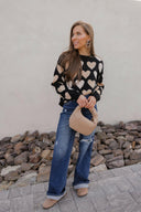 Hearts Galore Luxe Pearl Detail Sweater-Sweaters-Rae Collective, Women's Online Fashion Boutique Located in Phoenix, Arizona (Scottsdale Area)