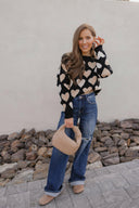 Hearts Galore Luxe Pearl Detail Sweater-Sweaters-Rae Collective, Women's Online Fashion Boutique Located in Phoenix, Arizona (Scottsdale Area)
