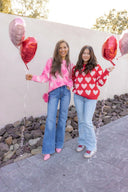 Hearts Galore Luxe Pearl Detail Sweater-Sweaters-Rae Collective, Women's Online Fashion Boutique Located in Phoenix, Arizona (Scottsdale Area)