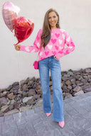 Hearts Galore Luxe Pearl Detail Sweater-Sweaters-Rae Collective, Women's Online Fashion Boutique Located in Phoenix, Arizona (Scottsdale Area)