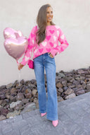 Hearts Galore Luxe Pearl Detail Sweater-Sweaters-Rae Collective, Women's Online Fashion Boutique Located in Phoenix, Arizona (Scottsdale Area)