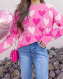 Hearts Galore Luxe Pearl Detail Sweater-Sweaters-Rae Collective, Women's Online Fashion Boutique Located in Phoenix, Arizona (Scottsdale Area)