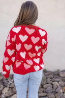 Hearts Galore Luxe Pearl Detail Sweater-Sweaters-Krush Kandy, Women's Online Fashion Boutique Located in Phoenix, Arizona (Scottsdale Area)