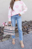 Sweetheart Luxe Knit Sweater-Sweaters-Rae Collective, Women's Online Fashion Boutique Located in Phoenix, Arizona (Scottsdale Area)