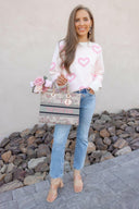 Vintage Charm Low Rise Straight-Leg Denim PLUS/REG-Jeans-Krush Kandy, Women's Online Fashion Boutique Located in Phoenix, Arizona (Scottsdale Area)