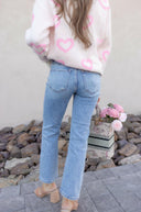 Vintage Charm Low Rise Straight-Leg Denim PLUS/REG-Jeans-Rae Collective, Women's Online Fashion Boutique Located in Phoenix, Arizona (Scottsdale Area)