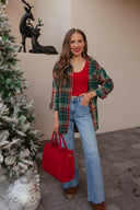 Mandy Plaid Button Up Long Sleeve Shirt-Long Sleeve Tops-Rae Collective, Women's Online Fashion Boutique Located in Phoenix, Arizona (Scottsdale Area)