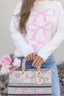 Lovely Luxe Viscose Bow Sweater-Sweaters-Rae Collective, Women's Online Fashion Boutique Located in Phoenix, Arizona (Scottsdale Area)