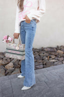 Risen Timeless Charm Bootcut Jeans PLUS/REG-Jeans-Rae Collective, Women's Online Fashion Boutique Located in Phoenix, Arizona (Scottsdale Area)