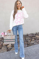 Lovely Luxe Viscose Bow Sweater-Sweaters-Krush Kandy, Women's Online Fashion Boutique Located in Phoenix, Arizona (Scottsdale Area)