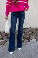 Risen Harper Wide Leg Flare Jeans-Jeans-Krush Kandy, Women's Online Fashion Boutique Located in Phoenix, Arizona (Scottsdale Area)