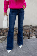 Risen Harper Wide Leg Flare Jeans-Jeans-Rae Collective, Women's Online Fashion Boutique Located in Phoenix, Arizona (Scottsdale Area)