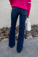 Risen Harper Wide Leg Flare Jeans-Jeans-Rae Collective, Women's Online Fashion Boutique Located in Phoenix, Arizona (Scottsdale Area)