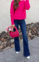 Risen Harper Wide Leg Flare Jeans-Jeans-Krush Kandy, Women's Online Fashion Boutique Located in Phoenix, Arizona (Scottsdale Area)